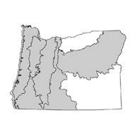 Map of Fens in Oregon
