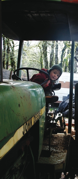 Alden Overbaugh (age 2) Next Generation at Winter Green Farm in Noti, Oregon 
