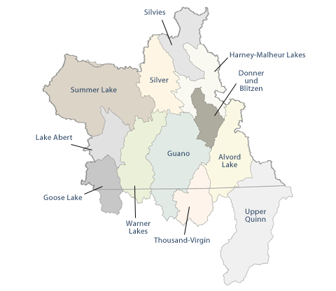 Lakes Basin Watersheds